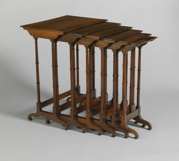 D. Phyfe & Son, nesting tables, 1841