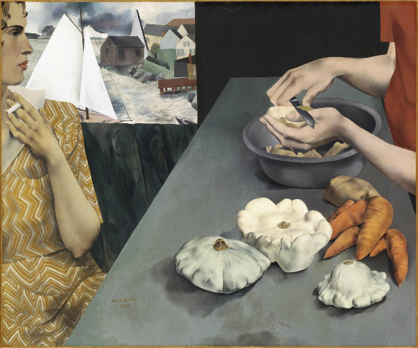 Peter Blume, Vegetable Dinner, 1927
