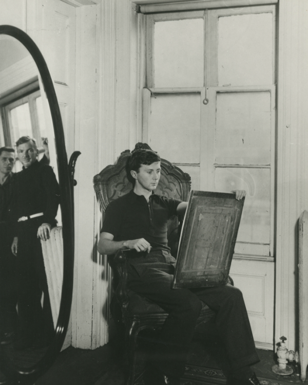 Photograph of Paul Cadmus, Jared French and George Tooker