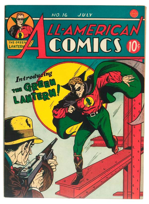 All-American Comics #16, July 1940, Billy Wright Collection of Comics