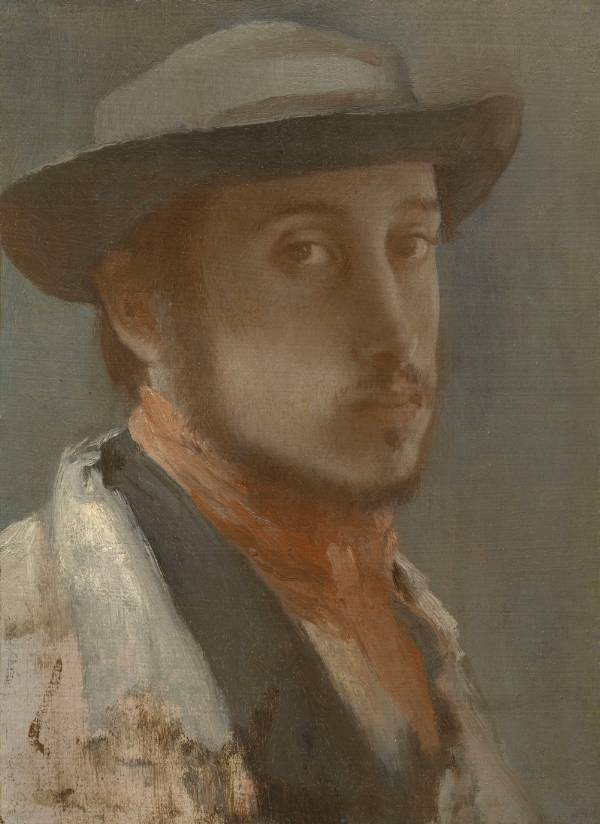 Edgar Degas, Self-Portrait, 1857-58