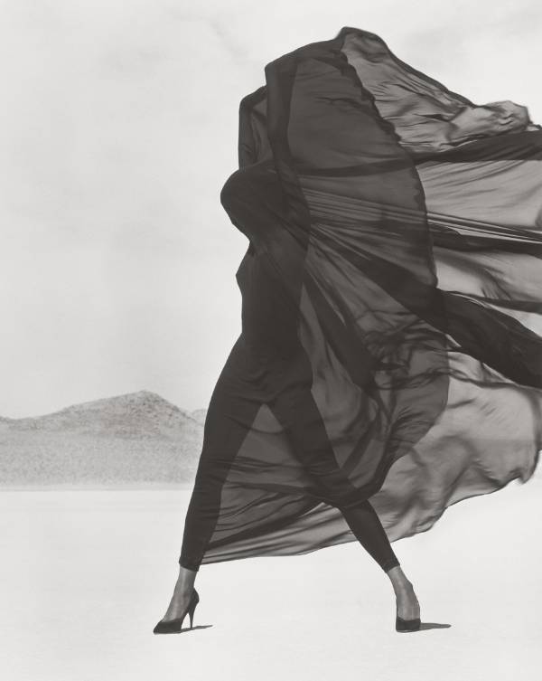 Herb Ritts, Versace, Veiled Dress, 1990