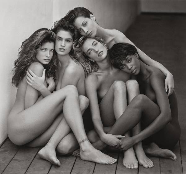 Herb Ritts, Stephanie, Cindy, Christy, Naomi, Tatjana