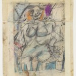 Willem de Kooning, Seated Woman, 1952