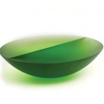 Green Bowl with Line
