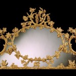 George II carved giltwood overmantel mirror, 1770