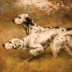 Percival Leonard Rosseau, English Setters on Point