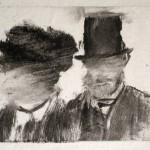 Edgar Degas, Heads of a Man and a Woman