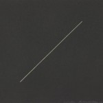 David Flavin, the diagonal of May 25, 1963, 1964