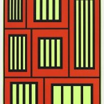 Peter Halley, Prisons, 2012, aquatint and carborundum intaglio on handmade paper, edition of 30