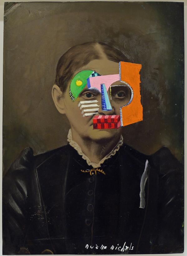 Duane Michals, Nora Barnacle, 2012, tintypes with hand-applied paint.