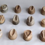 Hat molds from the collection of John and Teenuh Foster
