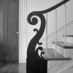 Thomas Day, Newel, 1855, Glass-Dameron House, North Carolina.