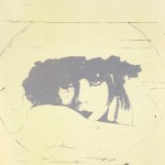 Liberty, 1965, pencil, white and aluminum enamel on canvas