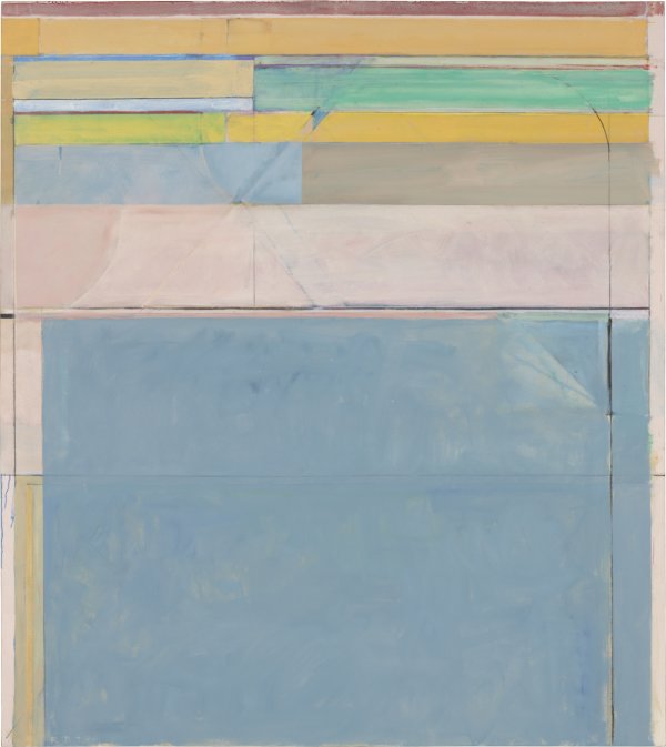 Richard Diebenkorn, Ocean Park #116, 1979, oil and charcoal on canvas