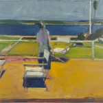 Richard Diebenkorn, Figure on a Porch, 1959, oil on canvas.