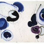 Sam Francis, Also Violet, 1961, gouache on paper