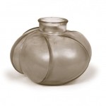 Glass vase by René Lalique, signed
