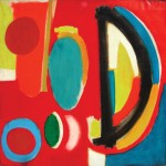 John Grillo, Untitled, 1954, oil on canvas, 36 x 36 inches.