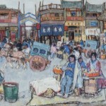 Leon Gaspard, A Street in Peking