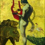 Franz von Stuck, Orpheus, 1891, oil on panel, gold leaf;
