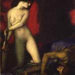 Franz von Stuck, Judith and Holofernes, 1927, oil on panel;
