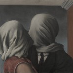 René Magritte, Les amants (The Lovers), 1928, oil on canvas.