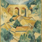 Georges Braque, Le viaduct de l’Estaque (Estaque Viaduct), 1908, oil on canvas;