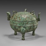 Ritual bronze food vessel ding, Eastern Zhou dynasty, late Spring and Autumn period, circa 6th–5th centuries B.C.