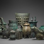 Group of 14 bronzes from the collection of Daniel Shapiro, being offered by J.J. Lally & Co. of New York.