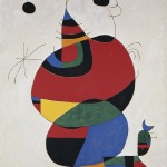 Joan Miró, Woman, Bird and Star (Homage to Picasso), February 15, 1966 / april 3-8, 1973, oil on canvas;
