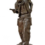 Charles Cristadoro, Two Gun Bill (William S. Hart), 1917 (cast 1925 or after), 37 7/8 x 12 x 19 inches.