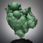 Malachite, 12.5 cm tall, L’Etoile du Congo mine, Lumumbashi, Katanga Copper Crescent, Democratic Republic of Congo;