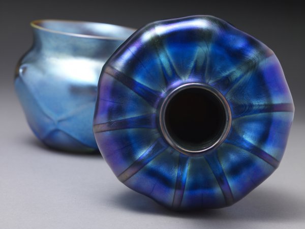 Louis Comfort Tiffany, Group of Tiffany vases;