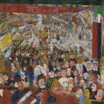 James Ensor, Christ’s Entry into Brussels in 1889, 1888, oil on canvas;