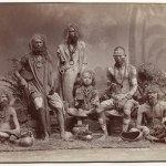 Colin Murray for Bourne & Shepherd, Group of Yogis, circa 1880s, albumen print, 22.2 x 29.2 cm.