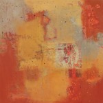 Jinni Thomas, Restoration of a Tapestry I, 48 x 36 inches, mixed media on panel;