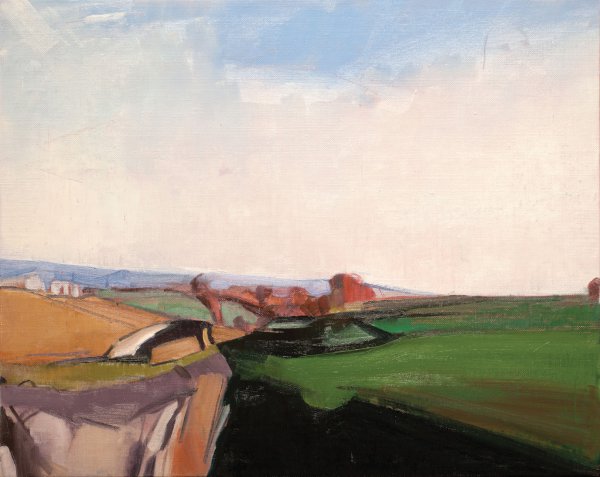 Christopher Benson, Tintagel, 2014, oil on linen, 16 x 20 inches;