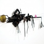 Akira Shimizu, Untitled (From the Darkness), 1989, mixed-media assemblage, 11 ½ x 18 ½ x 2 ½ inches.