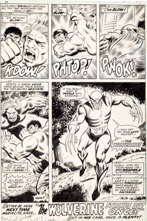 Herb Trimpe and Jack Abel, The Incredible Hulk #180 final page 32