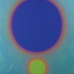Dan Christensen, Calypso Blues, 1992, acrylic on canvas, 40 x 30 inches.