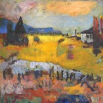 Yasharel Manzy, Autumnal Search, oil on canvas;