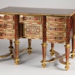 Louis XIV inlaid desk by André-Charles Boulle.