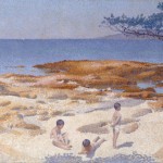 Henri-Edmond Cross, Beach at Cabasson (Baigne-Cul), 1891-92, oil on canvas.