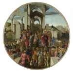 Sandro Botticelli, The Adoration of the Kings, circa 1470–75, tempera on poplar, 130.8 x 130.8 cm.