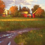Romona Youngquist, After an October Rain, oil on canvas, 54 x 84 inches.