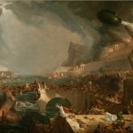Thomas Cole , The Course of Empire: Destruction, 1836