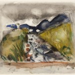 John Marin, Looking toward Mount Washington,White Mountains, Ammonoosuc River, 1924