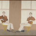 Alex Katz, Double Portrait of Robert Rauschenberg, 1959