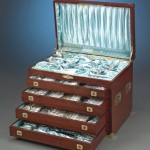 20-inch-high fitted chest for the Gorham Martelé set;